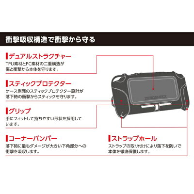 エレコム｜ELECOM Nintendo Switch Lite専用 ZEROSHOCKカバー イエロー GM-NSLZEROYL